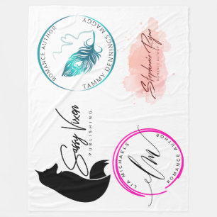 Sassy Vixen Logos Custom Fleece Blanket, 60"x80" Blanket