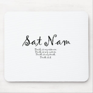 Sat Nam Affirmations Meditation Kundalini Yoga  Mouse Mat