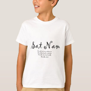 Sat Nam Affirmations Meditation Kundalini Yoga T-Shirt