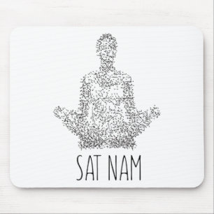 Sat Nam Kundalini Yoga For Yoga Meditation Mouse Mat