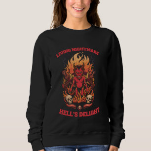 Satan Baphomet Occult 666 Dark Art Goat Witch Anti Sweatshirt