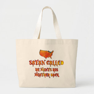 Satan Called Heat Wave 2011 Large Tote Bag