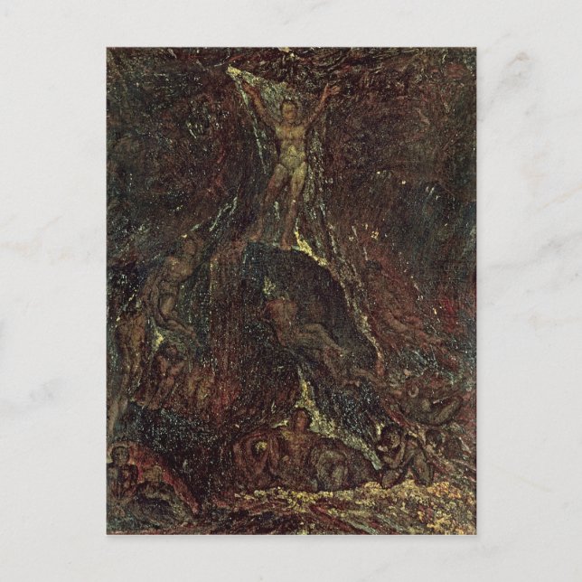 Satan Calling up his Legions Postcard (Front)
