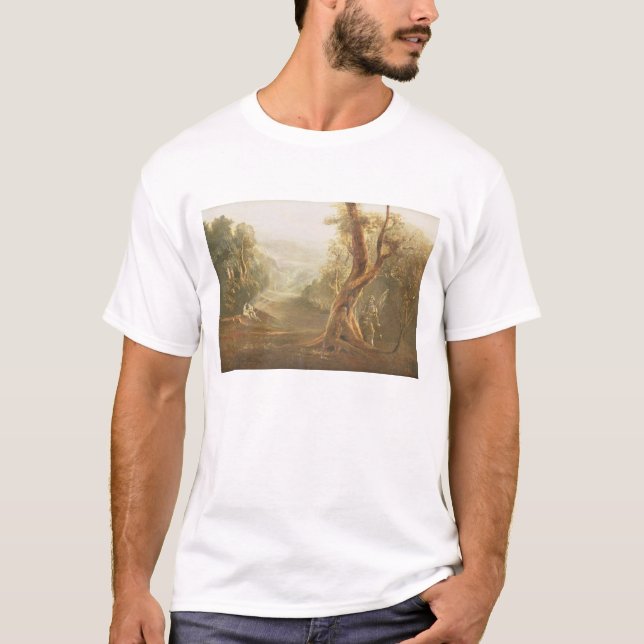 Satan Contemplating Adam and Eve in Paradise, from T-Shirt (Front)