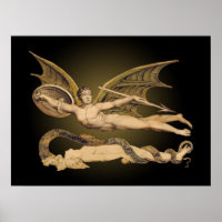 Satan & Eve 24x18 Art Poster