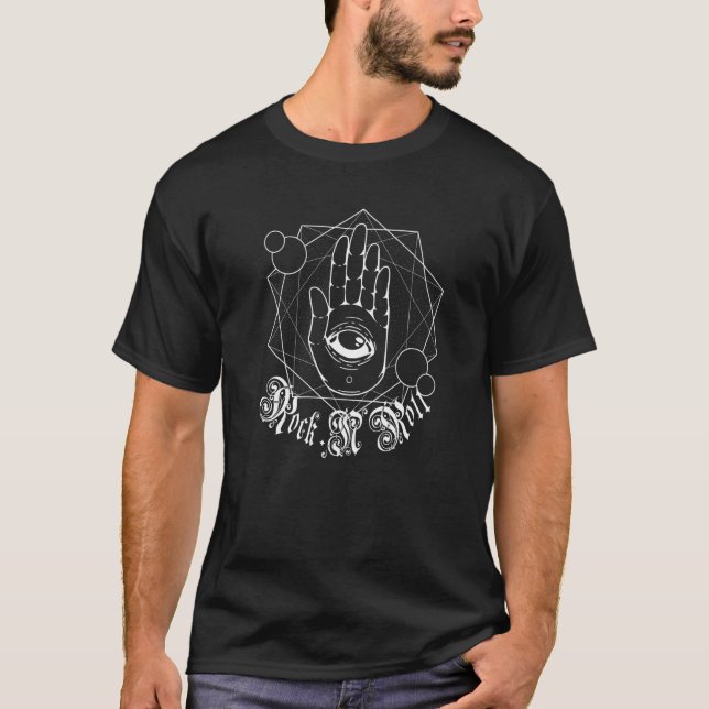 Satan Heavy Punks Not Dead Gothic Tattoo Nature Ro T-Shirt (Front)