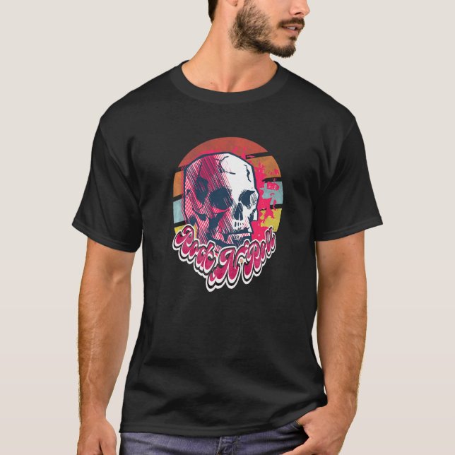 Satan Heavy Punks Not Dead Gothic Tattoo Nature Ro T-Shirt (Front)