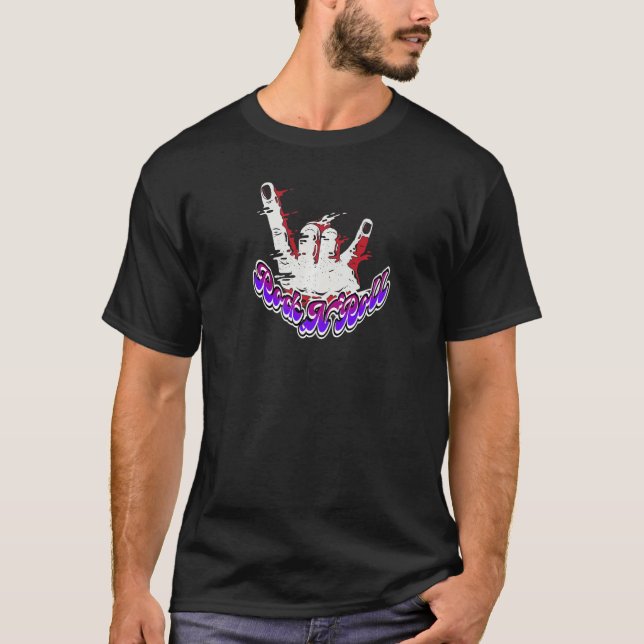 Satan Heavy Punks Not Dead Gothic Tattoo Nature Ro T-Shirt (Front)