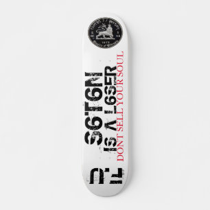 SATAN IS A LOSER  Dont Sell Soul Skateboard