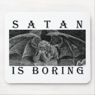 SATAN is BORING Bulk Mouse Mat