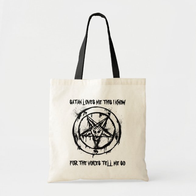 Satan Loves Me Bag (Front)