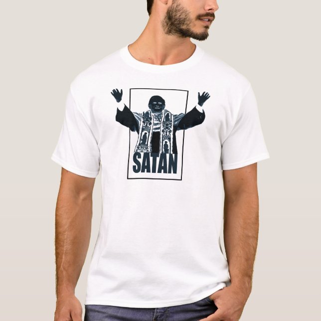 SATAN Pope T-Shirt (Front)