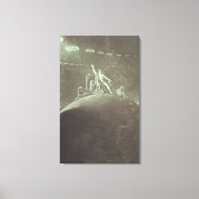 Satan presiding at the Infernal Council, 1824 Canvas Print (Front)