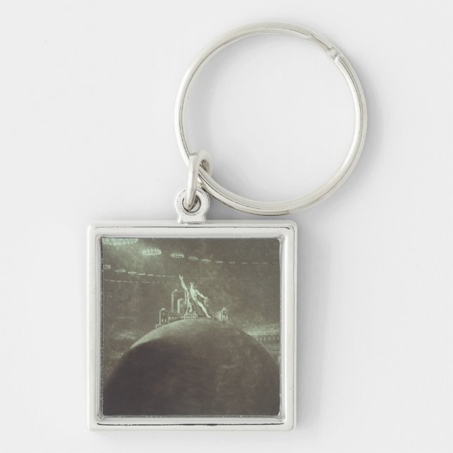 Satan presiding at the Infernal Council, 1824 Key Ring (Front)