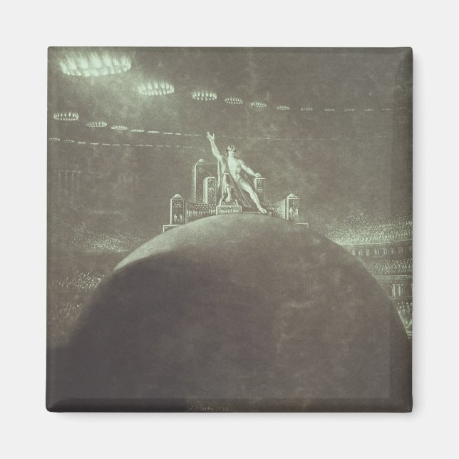 Satan presiding at the Infernal Council, 1824 Magnet (Front)