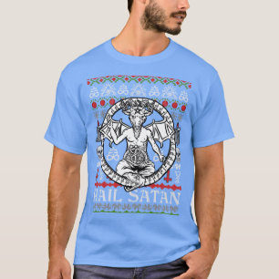 Satanic Christmas Hail Satan Ugly Sweater