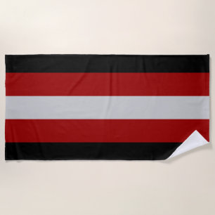 Satanic Flag (Satanism) Beach Towel