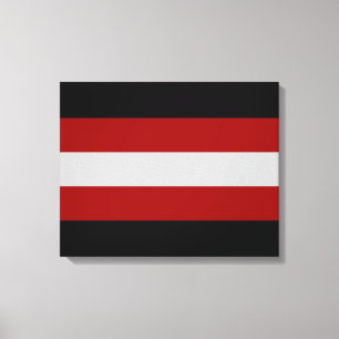 Satanic Flag (Satanism) Canvas Print