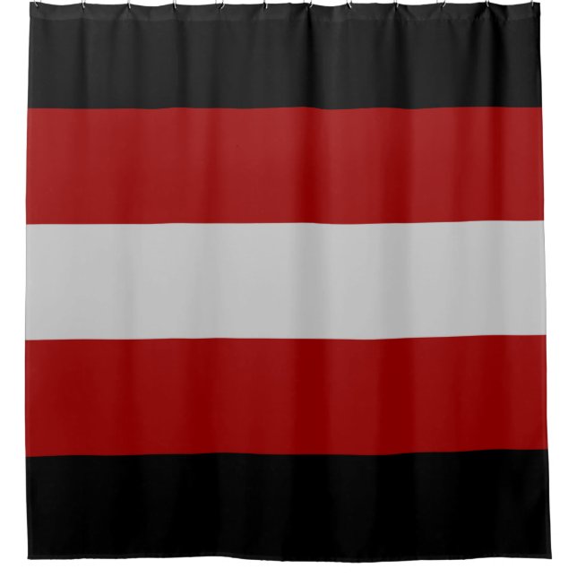 Satanic Flag (Satanism) Shower Curtain (Front)