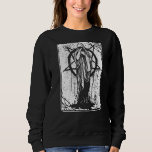 Satanic Occult Dark Evil 666 Pentagram Antichrist Sweatshirt