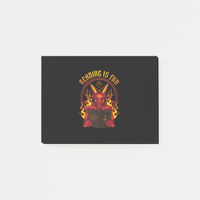 Satanic Pagan Goat Premium Post-it Notes (Front)