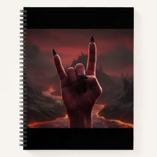Satanic Salute Notebook