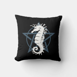 Satanic Seahorse Cushion