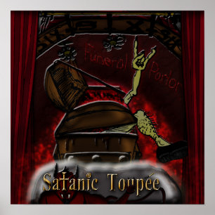 Satanic Toupee "Funeral Parlor" Poster