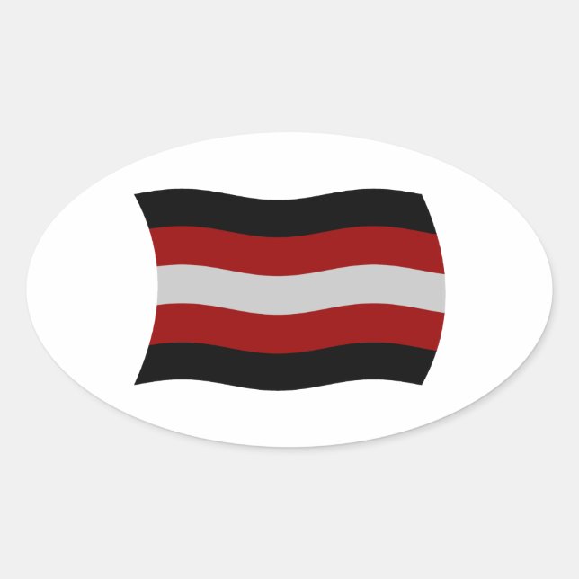 Satanism Flag Sticker (Front)