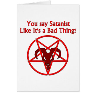 Satanist Bad Thing Dark Humour Goat Pentacle