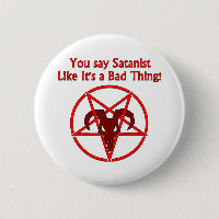Satanist Bad Thing Dark Humour Goat Pentacle