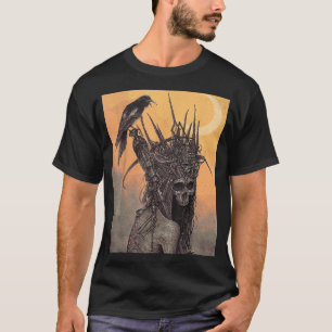 Satanist Goat Satanic Mask Grunge Gothic Goth With T-Shirt