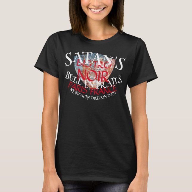 SATAN'S BULL ENTRAIL BISTRO PARIS FRANCE T-Shirt (Front)