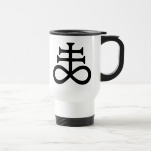 SATAN'S CROSS TRAVEL MUG