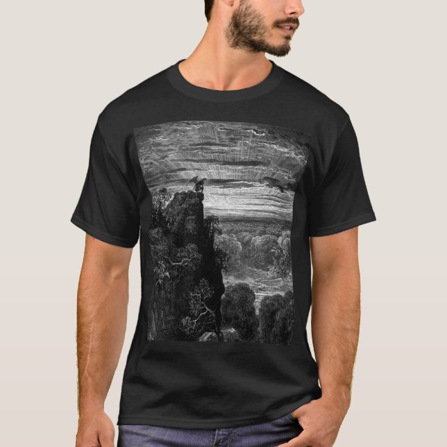 Satan's Journey - Gustave Dore T-Shirt (Front)