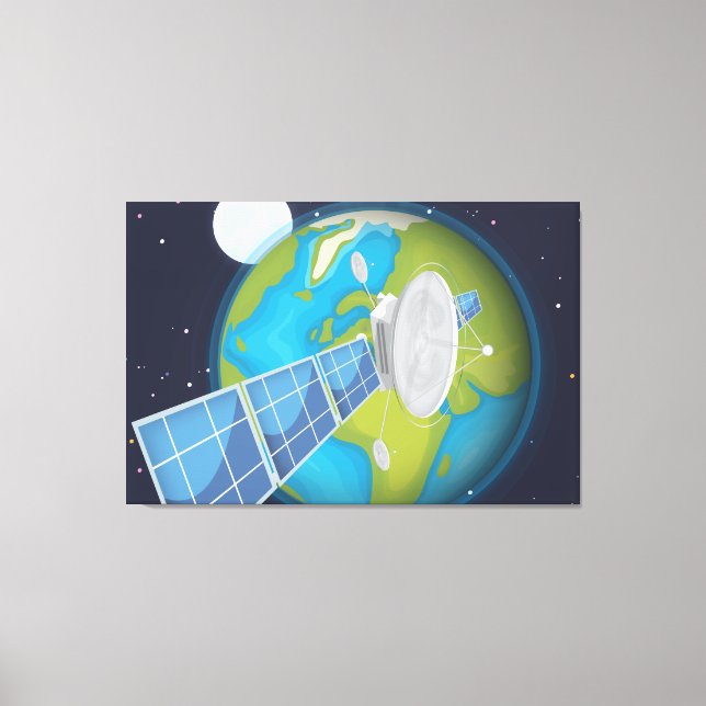 Satellite Canvas Print (Front)