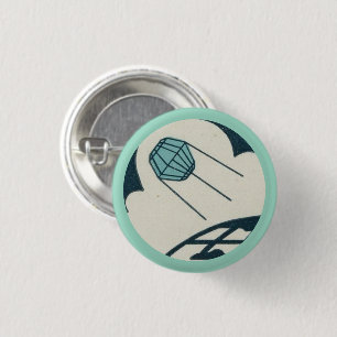 Satellite Circles Earth Button