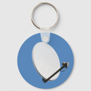 Satellite dish key ring
