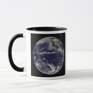 Satellite image of Earth Mug