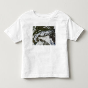 Satellite image of The Alps mountain range Toddler T-Shirt