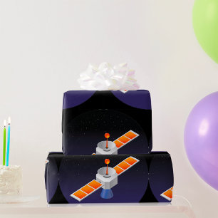 Satellite In Space Wrapping Paper