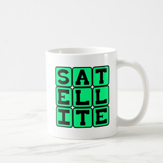 Satellite, Orbiting Object Coffee Mug (Right)