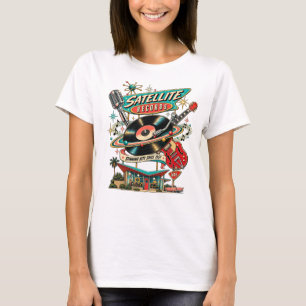 Satellite Records Retro Vinyl Atomic Age Women's T T-Shirt