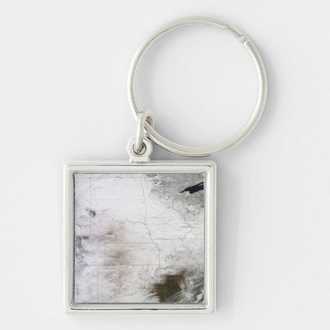 Satellite view of a massive winter storm over U Key Ring (Front)