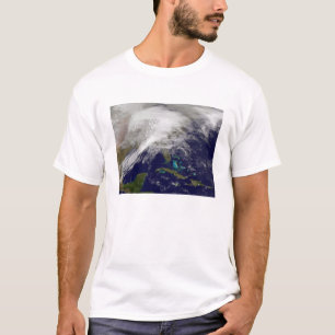 Satellite view of a massive winter storm T-Shirt