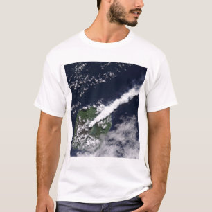 Satellite view of a thick, steam-rich plume T-Shirt