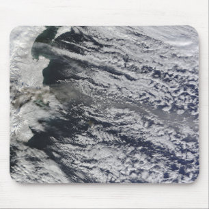 Satellite view of an ash plume 3 mouse mat