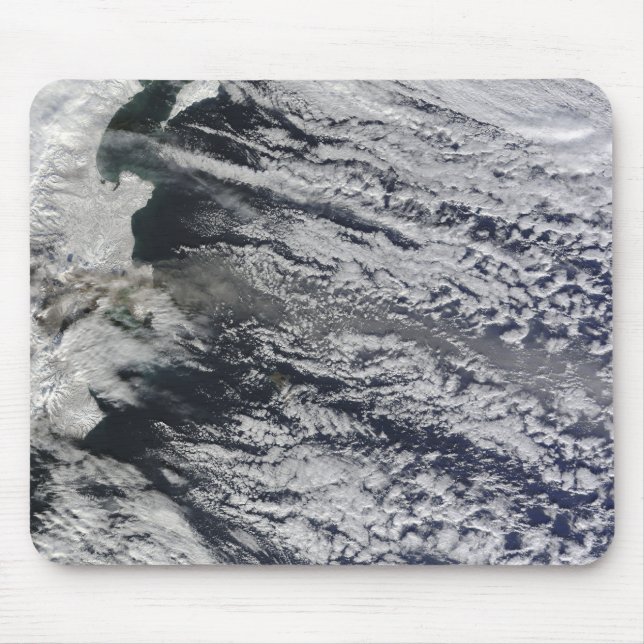 Satellite view of an ash plume 3 mouse mat (Front)