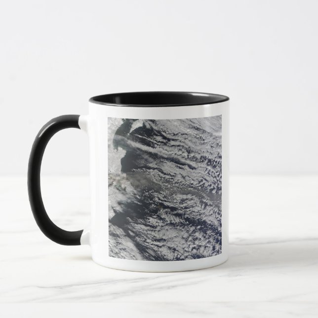 Satellite view of an ash plume 3 mug (Left)
