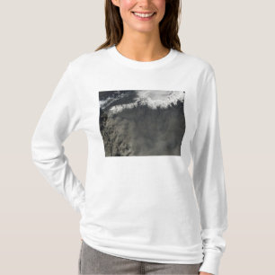 Satellite view of an ash plume 4 T-Shirt